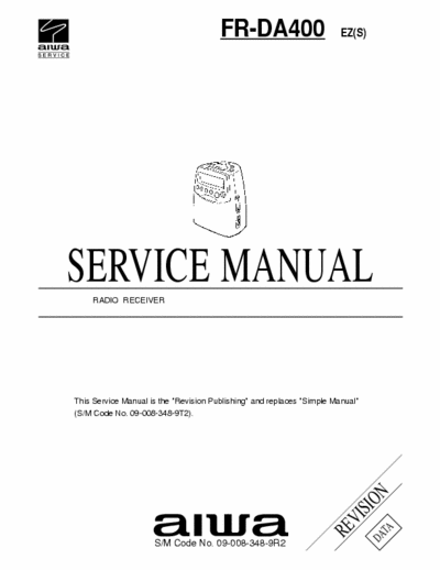 Aiwa FR-DA400 Service Manual Radio Receiver - Type EZ(S) - (4.427Kb) pag. 18